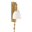 One Light Wall Sconce<br /><span style="color:#4AB0CE;">Entrega: 4-10 dias en USA</span><br /><span style="color:#4AB0CE;font-size:60%;">PREGUNTE POR ENTREGA EN PANAMA</span><br />Collection: Cordón<br />Finish: Legacy Brass