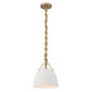 One Light Mini Pendant<br /><span style="color:#4AB0CE;">Entrega: 4-10 dias en USA</span><br /><span style="color:#4AB0CE;font-size:60%;">PREGUNTE POR ENTREGA EN PANAMA</span><br />Collection: Cordón<br />Finish: Legacy Brass