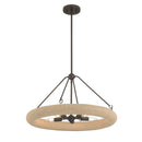 Five Light Pendant<br /><span style="color:#4AB0CE;">Entrega: 4-10 dias en USA</span><br /><span style="color:#4AB0CE;font-size:60%;">PREGUNTE POR ENTREGA EN PANAMA</span><br />Collection: Aeris<br />Finish: Dark Bronze