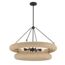 Eight Light Pendant<br /><span style="color:#4AB0CE;">Entrega: 4-10 dias en USA</span><br /><span style="color:#4AB0CE;font-size:60%;">PREGUNTE POR ENTREGA EN PANAMA</span><br />Collection: Aeris<br />Finish: Dark Bronze