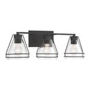 Three Light Vanity<br /><span style="color:#4AB0CE;">Entrega: 4-10 dias en USA</span><br /><span style="color:#4AB0CE;font-size:60%;">PREGUNTE POR ENTREGA EN PANAMA</span><br />Collection: Lorenth<br />Finish: Dark Matte Black