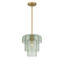 One Light Pendant<br /><span style="color:#4AB0CE;">Entrega: 4-5 semanas en USA</span><br /><span style="color:#4AB0CE;font-size:60%;">PREGUNTE POR ENTREGA EN PANAMA</span><br />Collection: Velique<br />Finish: Legacy Brass