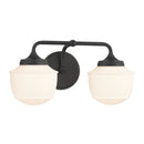 Two Light Vanity<br /><span style="color:#4AB0CE;">Entrega: 4-10 dias en USA</span><br /><span style="color:#4AB0CE;font-size:60%;">PREGUNTE POR ENTREGA EN PANAMA</span><br />Collection: Cornwell<br />Finish: Dark Matte Black