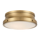 Two Light Flush Mount<br /><span style="color:#4AB0CE;">Entrega: 4-10 dias en USA</span><br /><span style="color:#4AB0CE;font-size:60%;">PREGUNTE POR ENTREGA EN PANAMA</span><br />Collection: Purelight<br />Finish: Legacy Brass