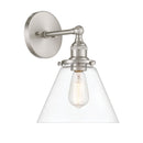 One Light Bath Sconce<br /><span style="color:#4AB0CE;">Entrega: 4-10 dias en USA</span><br /><span style="color:#4AB0CE;font-size:60%;">PREGUNTE POR ENTREGA EN PANAMA</span><br />Collection: Barwell<br />Finish: Brushed Nickel