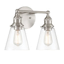Two Light Vanity<br /><span style="color:#4AB0CE;">Entrega: 4-10 dias en USA</span><br /><span style="color:#4AB0CE;font-size:60%;">PREGUNTE POR ENTREGA EN PANAMA</span><br />Collection: Barwell<br />Finish: Brushed Nickel