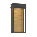 LED Outdoor Wall Sconce<br /><span style="color:#4AB0CE;">Entrega: 4-10 dias en USA</span><br /><span style="color:#4AB0CE;font-size:60%;">PREGUNTE POR ENTREGA EN PANAMA</span><br />Collection: Clyne<br />Finish: Sand Coal Black