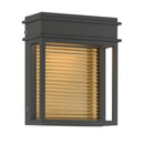 LED Outdoor Wall Sconce<br /><span style="color:#4AB0CE;">Entrega: 4-10 dias en USA</span><br /><span style="color:#4AB0CE;font-size:60%;">PREGUNTE POR ENTREGA EN PANAMA</span><br />Collection: Clyne<br />Finish: Sand Coal Black