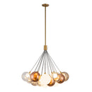 Kuzco Lighting - CH3128-BG/MGL - LED Chandelier - Bolla - Brushed Gold/Mixed Glass