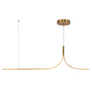 LED Linear Pendant<br /><span style="color:#4AB0CE;">Entrega: 4-10 dias en USA</span><br /><span style="color:#4AB0CE;font-size:60%;">PREGUNTE POR ENTREGA EN PANAMA</span><br />Collection: Thread<br />Finish: Brushed Gold