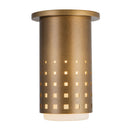 Kuzco Lighting - SF70807-VB - One Light Semi-Flush Mount - Astoria - Vintage Brass