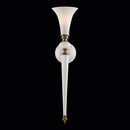 Allegri - 043621-044-WHITE - One Light Wall Sconce - Bianca - Winter Brass