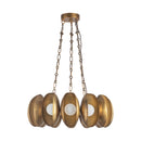 LED Chandelier<br /><span style="color:#4AB0CE;">Entrega: 4-10 dias en USA</span><br /><span style="color:#4AB0CE;font-size:60%;">PREGUNTE POR ENTREGA EN PANAMA</span><br />Collection: Cortez<br />Finish: Vintage Brass