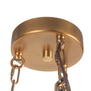 LED Chandelier<br /><span style="color:#4AB0CE;">Entrega: 4-10 dias en USA</span><br /><span style="color:#4AB0CE;font-size:60%;">PREGUNTE POR ENTREGA EN PANAMA</span><br />Collection: Cortez<br />Finish: Vintage Brass