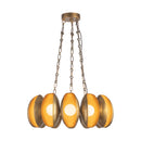 LED Chandelier<br /><span style="color:#4AB0CE;">Entrega: 4-10 dias en USA</span><br /><span style="color:#4AB0CE;font-size:60%;">PREGUNTE POR ENTREGA EN PANAMA</span><br />Collection: Cortez<br />Finish: Vintage Brass