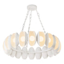 LED Chandelier<br /><span style="color:#4AB0CE;">Entrega: 4-10 dias en USA</span><br /><span style="color:#4AB0CE;font-size:60%;">PREGUNTE POR ENTREGA EN PANAMA</span><br />Collection: Cortez<br />Finish: Antique White