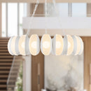 Alora - CH305737AW - LED Chandelier - Cortez - Antique White