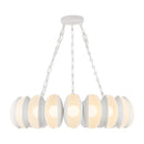 Alora - CH305737AW - LED Chandelier - Cortez - Antique White