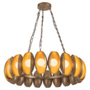LED Chandelier<br /><span style="color:#4AB0CE;">Entrega: 4-10 dias en USA</span><br /><span style="color:#4AB0CE;font-size:60%;">PREGUNTE POR ENTREGA EN PANAMA</span><br />Collection: Cortez<br />Finish: Vintage Brass
