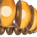 LED Chandelier<br /><span style="color:#4AB0CE;">Entrega: 4-10 dias en USA</span><br /><span style="color:#4AB0CE;font-size:60%;">PREGUNTE POR ENTREGA EN PANAMA</span><br />Collection: Cortez<br />Finish: Vintage Brass