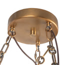 LED Chandelier<br /><span style="color:#4AB0CE;">Entrega: 4-10 dias en USA</span><br /><span style="color:#4AB0CE;font-size:60%;">PREGUNTE POR ENTREGA EN PANAMA</span><br />Collection: Cortez<br />Finish: Vintage Brass