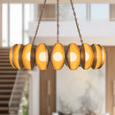 Alora - CH305737VB - LED Chandelier - Cortez - Vintage Brass