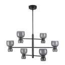 LED Chandelier<br /><span style="color:#4AB0CE;">Entrega: 1-2 semanas en USA</span><br /><span style="color:#4AB0CE;font-size:60%;">PREGUNTE POR ENTREGA EN PANAMA</span><br />Collection: Sutton<br />Finish: Urban Bronze/Smoked Glass