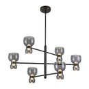 LED Chandelier<br /><span style="color:#4AB0CE;">Entrega: 1-2 semanas en USA</span><br /><span style="color:#4AB0CE;font-size:60%;">PREGUNTE POR ENTREGA EN PANAMA</span><br />Collection: Sutton<br />Finish: Urban Bronze/Smoked Glass