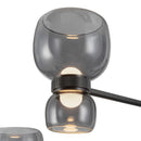 LED Chandelier<br /><span style="color:#4AB0CE;">Entrega: 1-2 semanas en USA</span><br /><span style="color:#4AB0CE;font-size:60%;">PREGUNTE POR ENTREGA EN PANAMA</span><br />Collection: Sutton<br />Finish: Urban Bronze/Smoked Glass