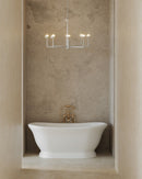 Alora - CH313830AW - LED Chandelier - Spade - Antique White
