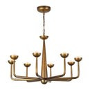 LED Chandelier<br /><span style="color:#4AB0CE;">Entrega: 4-10 dias en USA</span><br /><span style="color:#4AB0CE;font-size:60%;">PREGUNTE POR ENTREGA EN PANAMA</span><br />Collection: Spade<br />Finish: Vintage Brass