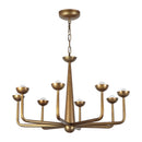LED Chandelier<br /><span style="color:#4AB0CE;">Entrega: 4-10 dias en USA</span><br /><span style="color:#4AB0CE;font-size:60%;">PREGUNTE POR ENTREGA EN PANAMA</span><br />Collection: Spade<br />Finish: Vintage Brass