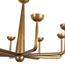 LED Chandelier<br /><span style="color:#4AB0CE;">Entrega: 4-10 dias en USA</span><br /><span style="color:#4AB0CE;font-size:60%;">PREGUNTE POR ENTREGA EN PANAMA</span><br />Collection: Spade<br />Finish: Vintage Brass