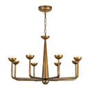 LED Chandelier<br /><span style="color:#4AB0CE;">Entrega: 4-10 dias en USA</span><br /><span style="color:#4AB0CE;font-size:60%;">PREGUNTE POR ENTREGA EN PANAMA</span><br />Collection: Spade<br />Finish: Vintage Brass