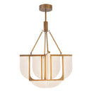 Alora - CH336424VB-UNV - LED Chandelier - Anders - Vintage Brass