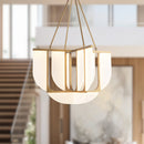 LED Chandelier<br /><span style="color:#4AB0CE;">Entrega: 4-10 dias en USA</span><br /><span style="color:#4AB0CE;font-size:60%;">PREGUNTE POR ENTREGA EN PANAMA</span><br />Collection: Anders<br />Finish: Vintage Brass