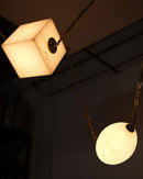 Alora - CH360105PTBAR - LED Chandelier - Mineral - Patina Brass/Alabaster