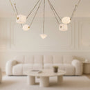 LED Chandelier<br /><span style="color:#4AB0CE;">Entrega: 4-10 dias en USA</span><br /><span style="color:#4AB0CE;font-size:60%;">PREGUNTE POR ENTREGA EN PANAMA</span><br />Collection: Mineral<br />Finish: Patina Brass/Alabaster