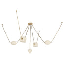 LED Chandelier<br /><span style="color:#4AB0CE;">Entrega: 4-10 dias en USA</span><br /><span style="color:#4AB0CE;font-size:60%;">PREGUNTE POR ENTREGA EN PANAMA</span><br />Collection: Mineral<br />Finish: Patina Brass/Opal Glass