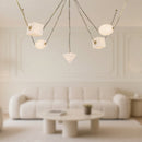 LED Chandelier<br /><span style="color:#4AB0CE;">Entrega: 4-10 dias en USA</span><br /><span style="color:#4AB0CE;font-size:60%;">PREGUNTE POR ENTREGA EN PANAMA</span><br />Collection: Mineral<br />Finish: Patina Brass/Opal Glass