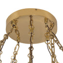 LED Chandelier<br /><span style="color:#4AB0CE;">Entrega: 4-10 dias en USA</span><br /><span style="color:#4AB0CE;font-size:60%;">PREGUNTE POR ENTREGA EN PANAMA</span><br />Collection: Mineral<br />Finish: Patina Brass/Opal Glass