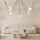 Alora - CH360105UBOP - LED Chandelier - Mineral - Urban Bronze/Matte Opal Glass