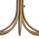 Seven Light Chandelier<br /><span style="color:#4AB0CE;">Entrega: 4-10 dias en USA</span><br /><span style="color:#4AB0CE;font-size:60%;">PREGUNTE POR ENTREGA EN PANAMA</span><br />Collection: Ember<br />Finish: Brushed Gold
