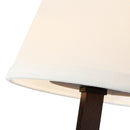 Three Light Chandelier<br /><span style="color:#4AB0CE;">Entrega: 1-2 semanas en USA</span><br /><span style="color:#4AB0CE;font-size:60%;">PREGUNTE POR ENTREGA EN PANAMA</span><br />Collection: Sloan<br />Finish: Matte Black/White Linen