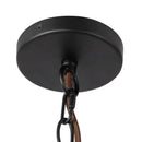 Three Light Chandelier<br /><span style="color:#4AB0CE;">Entrega: 1-2 semanas en USA</span><br /><span style="color:#4AB0CE;font-size:60%;">PREGUNTE POR ENTREGA EN PANAMA</span><br />Collection: Sloan<br />Finish: Matte Black/White Linen