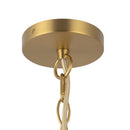 Three Light Chandelier<br /><span style="color:#4AB0CE;">Entrega: 4-10 dias en USA</span><br /><span style="color:#4AB0CE;font-size:60%;">PREGUNTE POR ENTREGA EN PANAMA</span><br />Collection: Faye<br />Finish: Brushed Gold/Clear Ribbed Glass