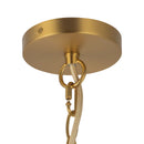 Six Light Chandelier<br /><span style="color:#4AB0CE;">Entrega: 4-10 dias en USA</span><br /><span style="color:#4AB0CE;font-size:60%;">PREGUNTE POR ENTREGA EN PANAMA</span><br />Collection: Faye<br />Finish: Brushed Gold/Smoked Glass