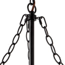 Six Light Chandelier<br /><span style="color:#4AB0CE;">Entrega: 4-10 dias en USA</span><br /><span style="color:#4AB0CE;font-size:60%;">PREGUNTE POR ENTREGA EN PANAMA</span><br />Collection: Faye<br />Finish: Matte Black/Smoked Solid Glass