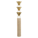 Three Light Floor Lamp<br /><span style="color:#4AB0CE;">Entrega: 4-10 dias en USA</span><br /><span style="color:#4AB0CE;font-size:60%;">PREGUNTE POR ENTREGA EN PANAMA</span><br />Collection: Versus<br />Finish: Patina Brass