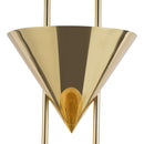Three Light Floor Lamp<br /><span style="color:#4AB0CE;">Entrega: 4-10 dias en USA</span><br /><span style="color:#4AB0CE;font-size:60%;">PREGUNTE POR ENTREGA EN PANAMA</span><br />Collection: Versus<br />Finish: Patina Brass